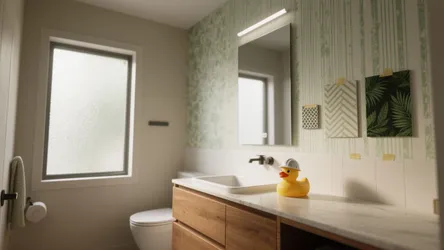 5 Modern Small Bathroom Wallpaper Ideas