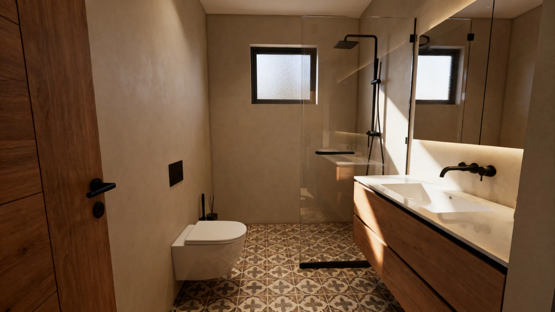 5 Petite Bathroom Tile Ideas