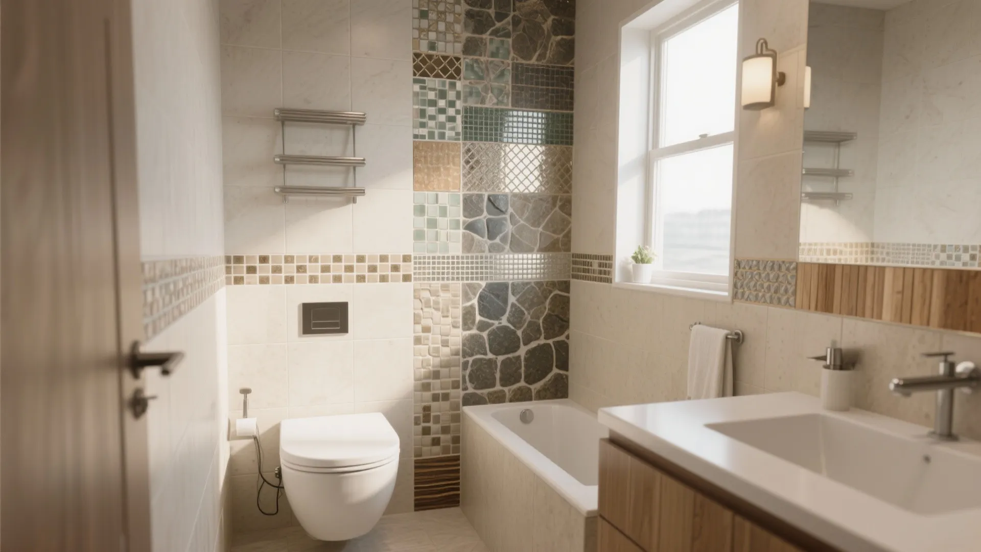 Creative Bathroom Listello Ideas