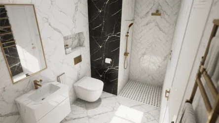 5 Bathroom Marble Tile Design Ideas