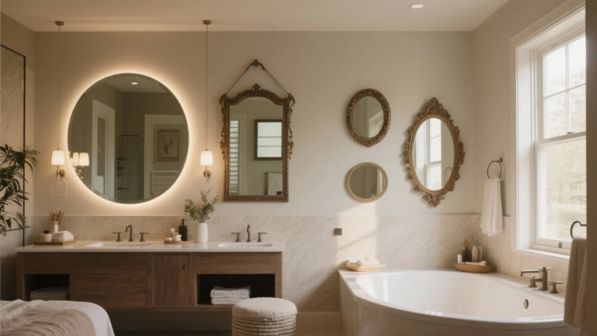 10 Mirror Ideas for a Stunning Master Bathroom: Creative Mirror Ideas to Elevate Your Master Bathroom Design