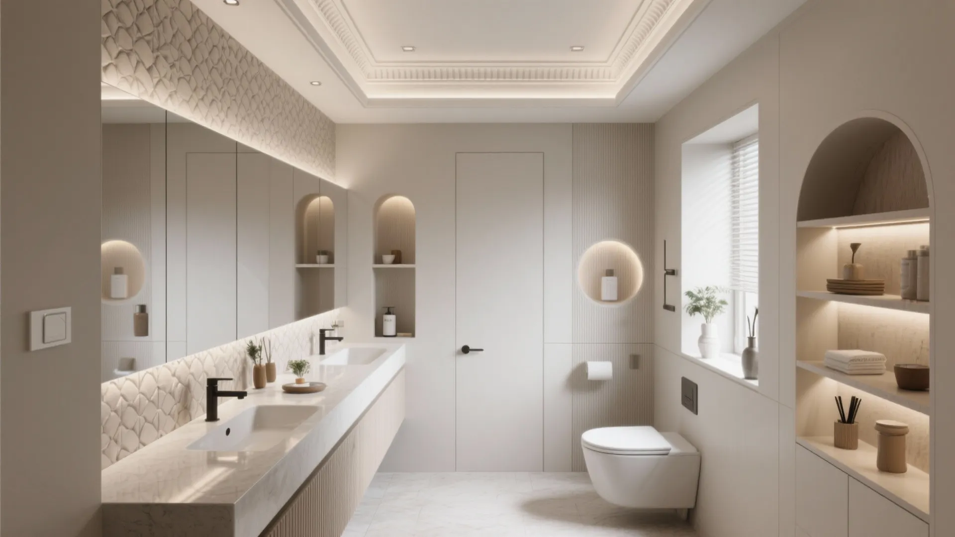 5 Small Bathroom Pop Design Ideas: Creative and practical ways to transform tiny bathrooms using POP design elements