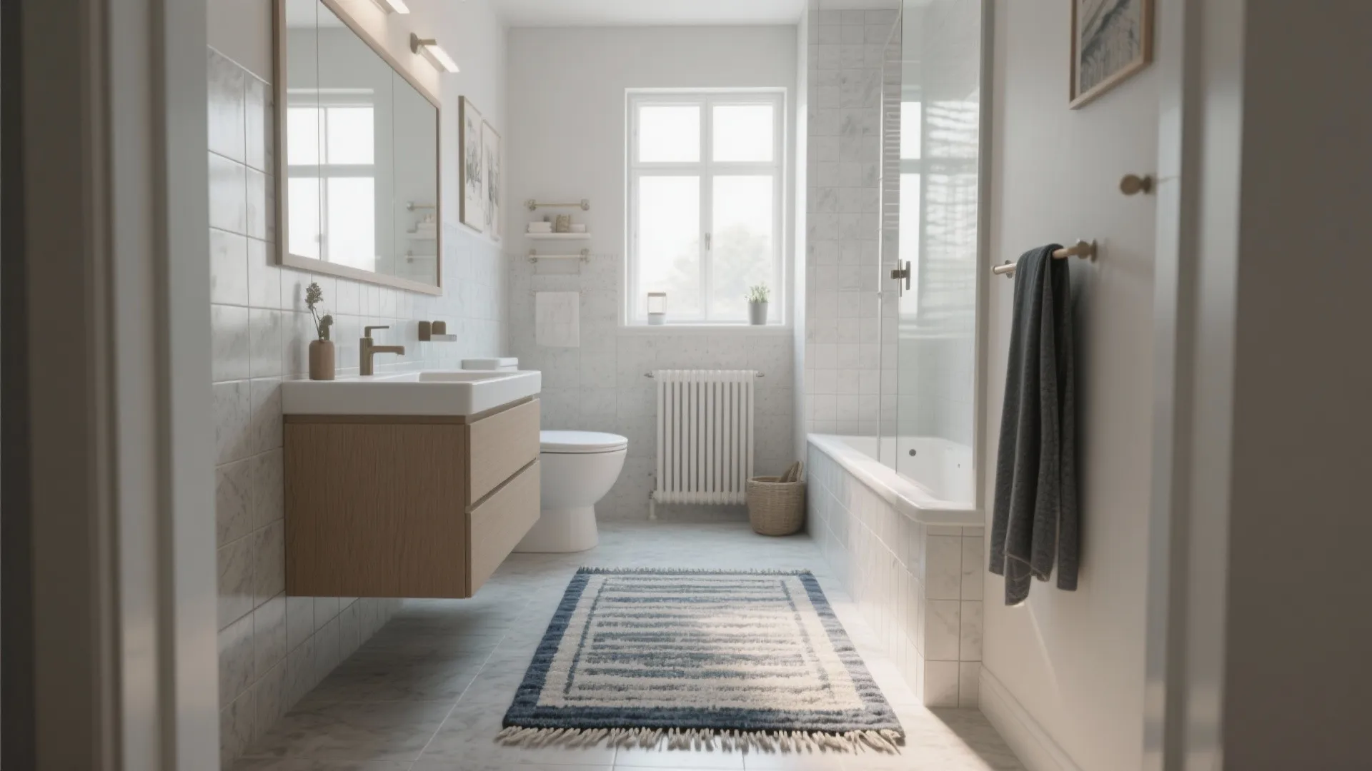 10 Small Bathroom Rug Ideas: Creative and Practical Rug Choices for Small Bathrooms