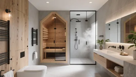 Master Bathroom with Sauna: 5 Ideas