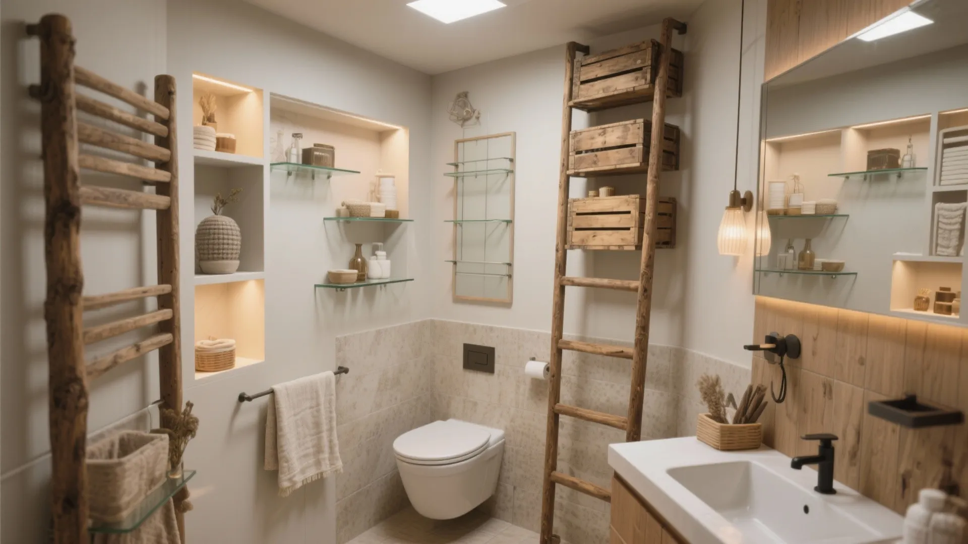 10 Smart Bathroom Shelves Ideas