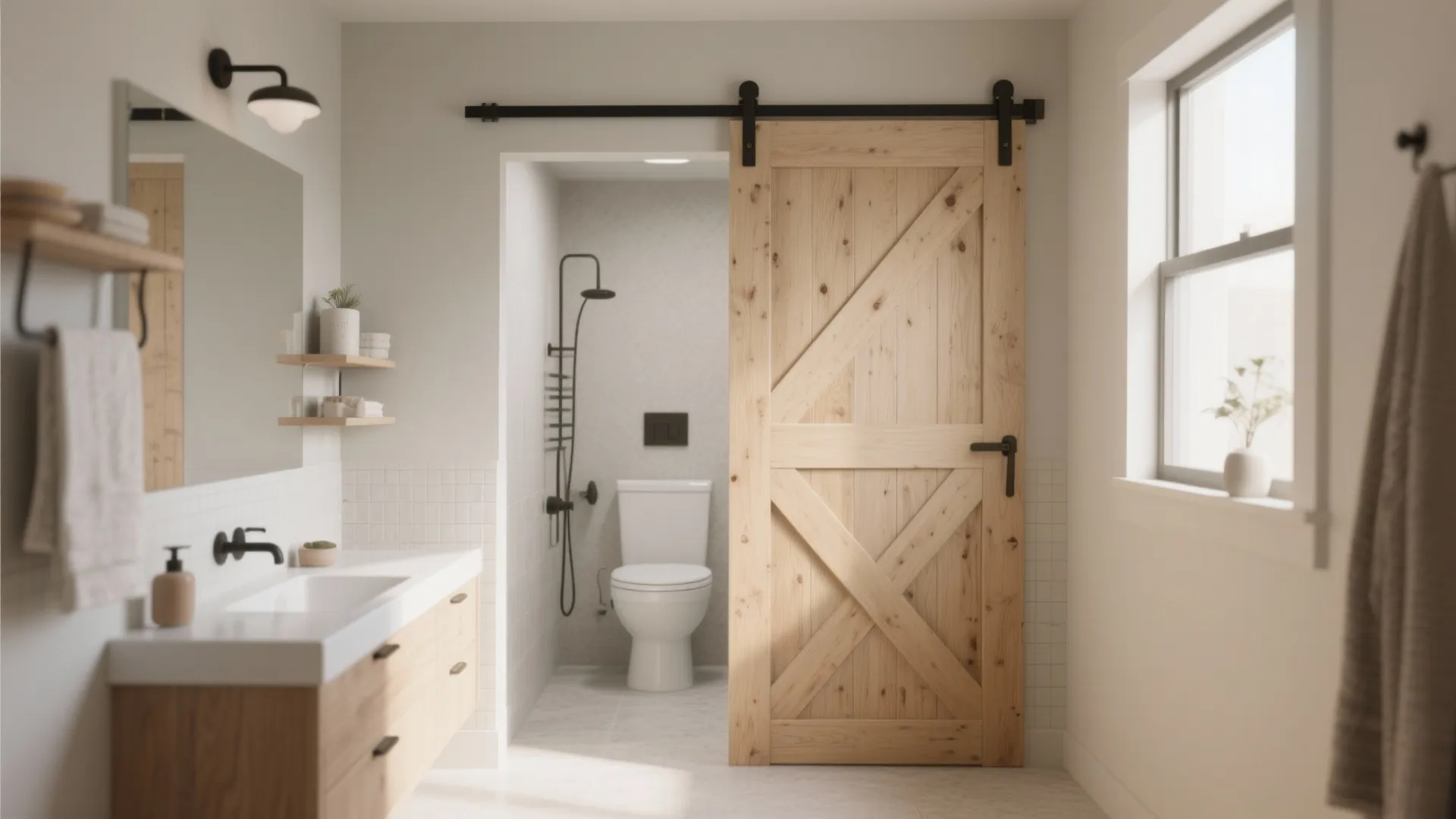 2. Opt for a Sliding Door