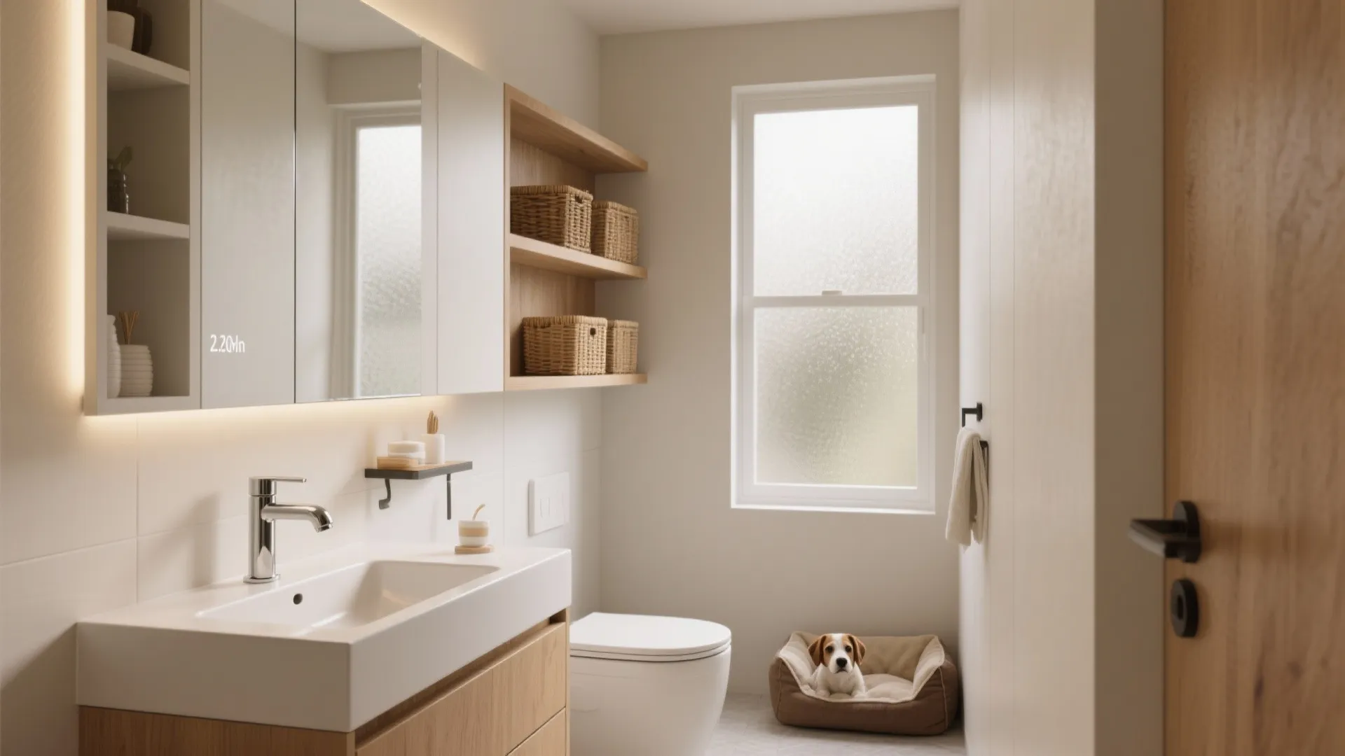 5 Small-Space Ideas for a 2.2 GPM Bathroom Faucet: Creative small-bathroom design ideas featuring a 2.2 GPM bathroom faucet and smart space-saving choices