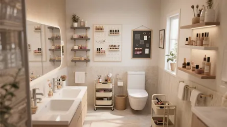10 Smart Small Bathroom Makeup Storage Ideas