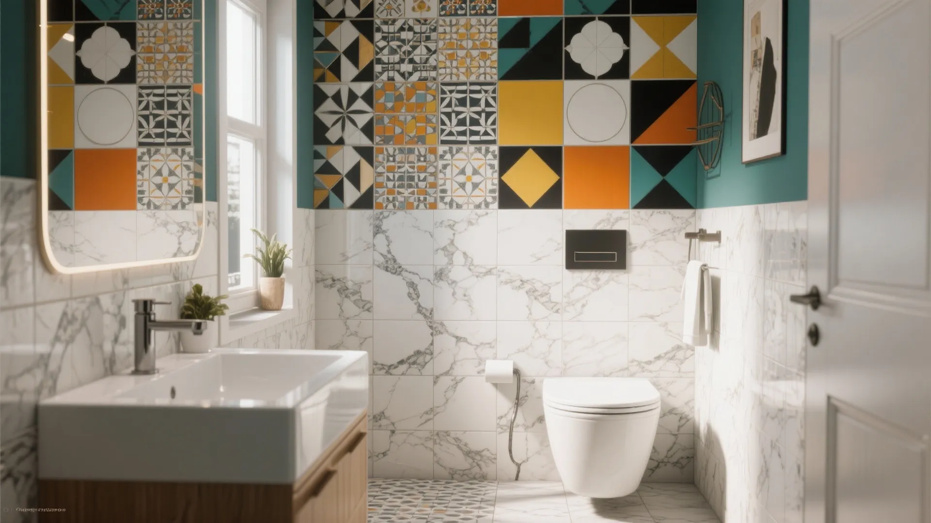 10 Small Bathroom Tile Ideas: Creative Bathroom Tile Design Inspirations for Compact Spaces
