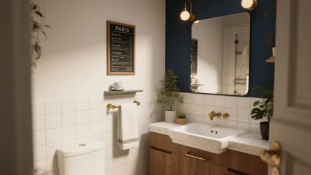 5 Small-Space Bathroom Ideas with Valspar Paint