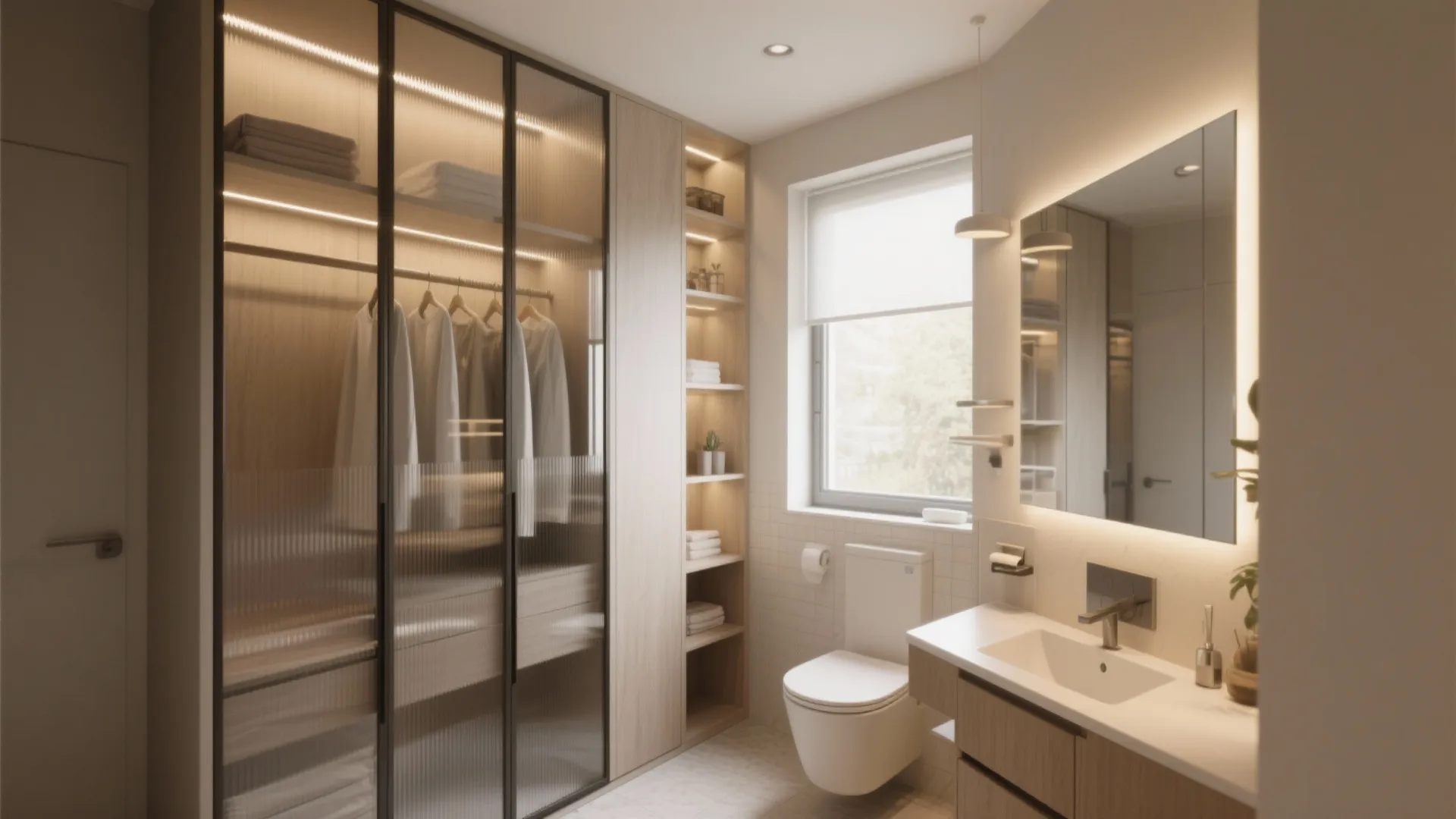5 Smart Bathroom Wardrobe Design Ideas: Transforming small bathroom spaces with creative wardrobe solutions from my years of interior design experience
