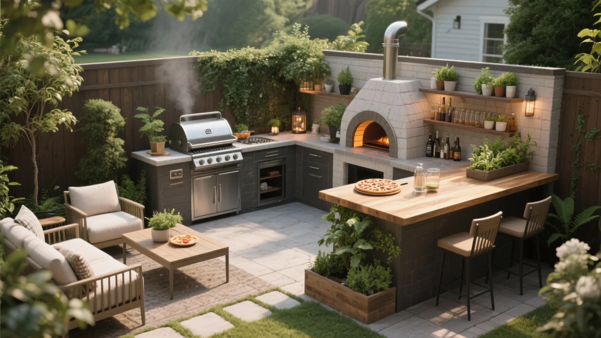 10 Creative Outside BBQ Kitchen Ideas: Small outdoor spaces can still make room for big BBQ dreams – here’s how I do it