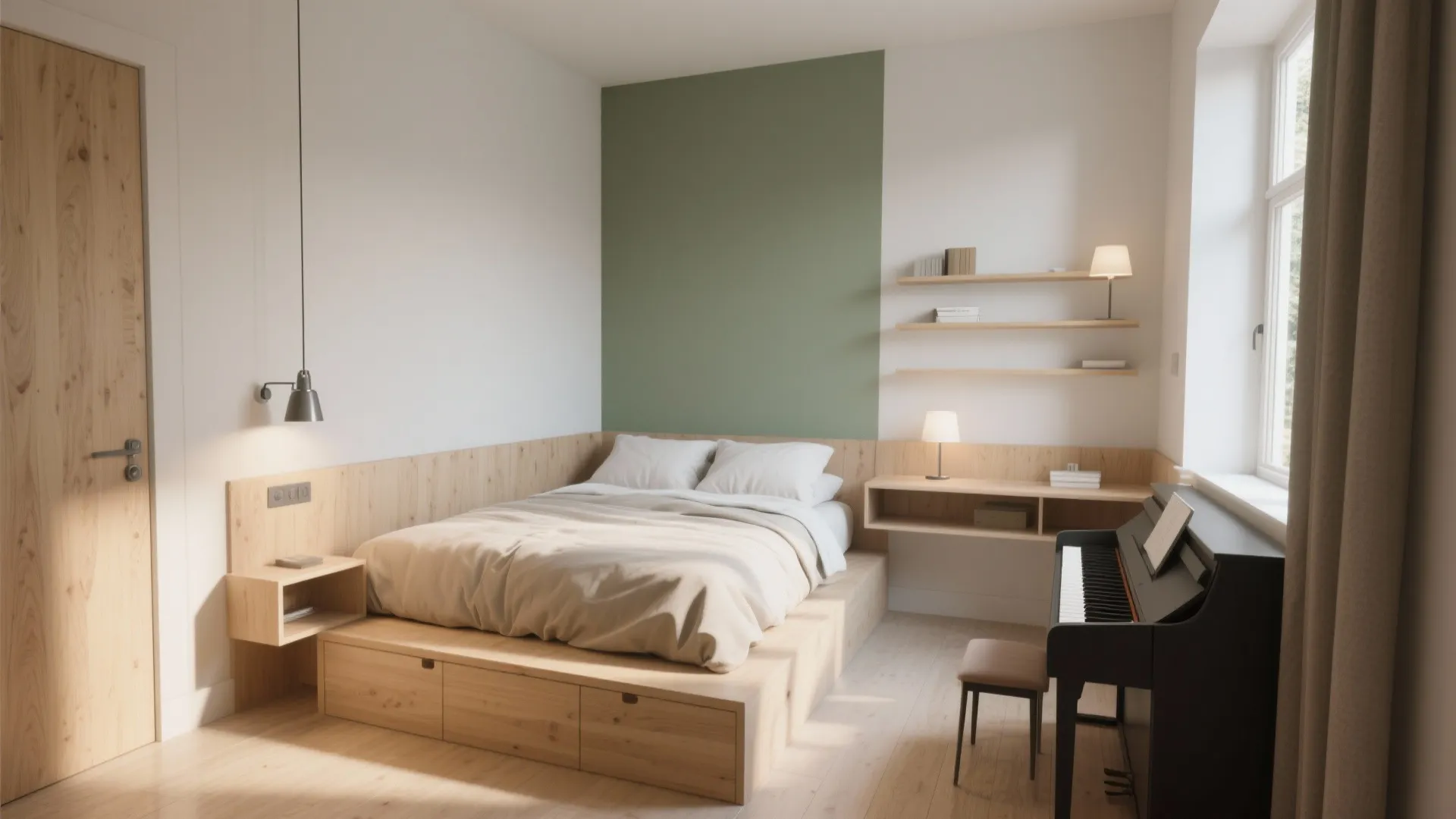 Double Bed in Small Room: 5 Creative Ideas: Smart, stylish solutions for fitting a double bed into compact bedrooms