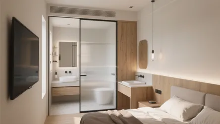 10 Small Bedroom with Bathroom Design Ideas