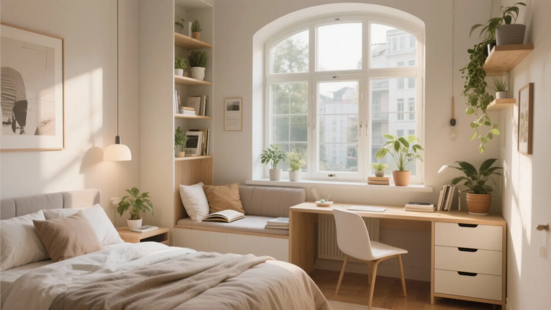 10 Inspiring Small Bedroom Bay Window Ideas: Creative and practical design inspirations for small bedrooms with bay windows