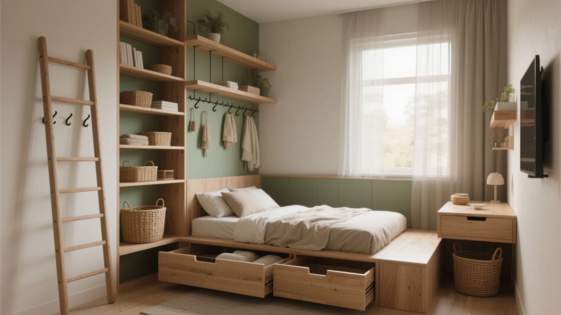 5 Small Space Bedroom Storage Ideas