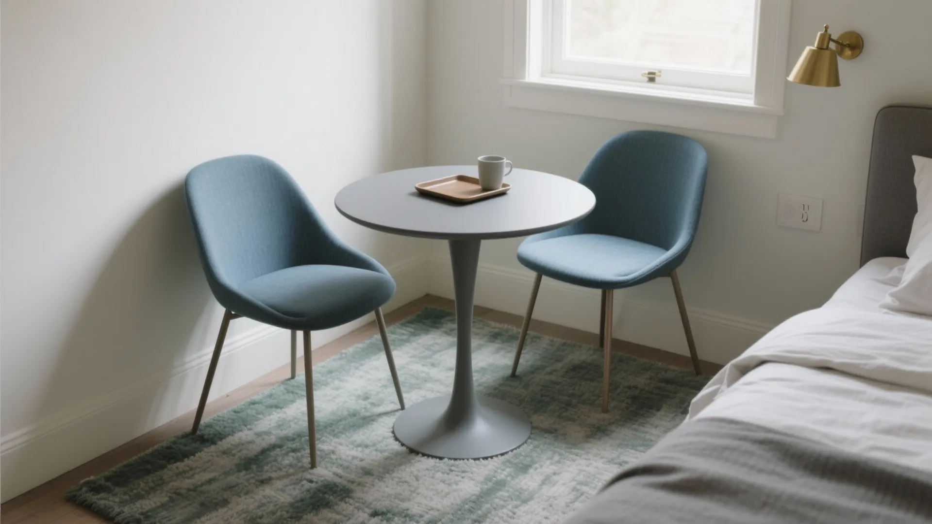 Small Bedroom Table and Chairs: Smart Solutions for Compact Spaces: 1 Minute to Transform Any Small Bedroom with Table & Chair Ideas
