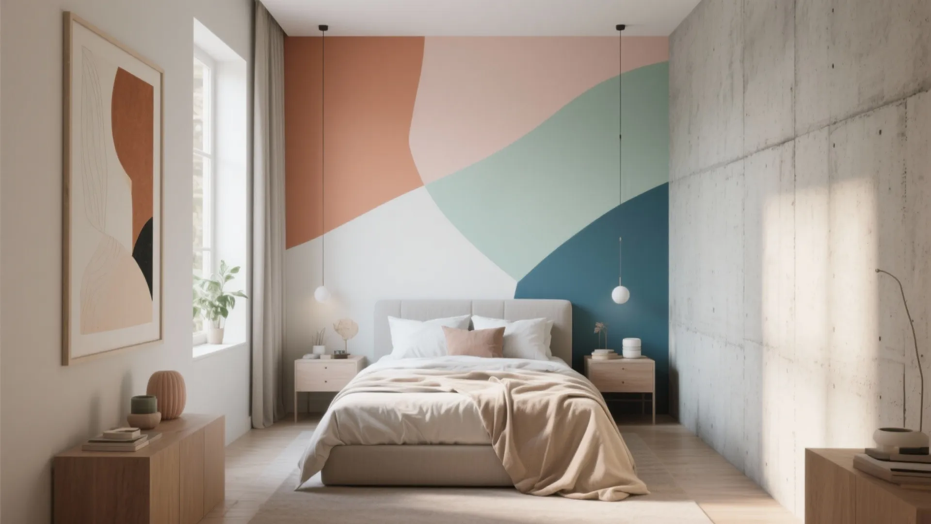 5 Bedroom Wall Painting Ideas to Transform Your Space: Creative and Trendy Bedroom Wall Painting Inspirations Inspired by Pinterest