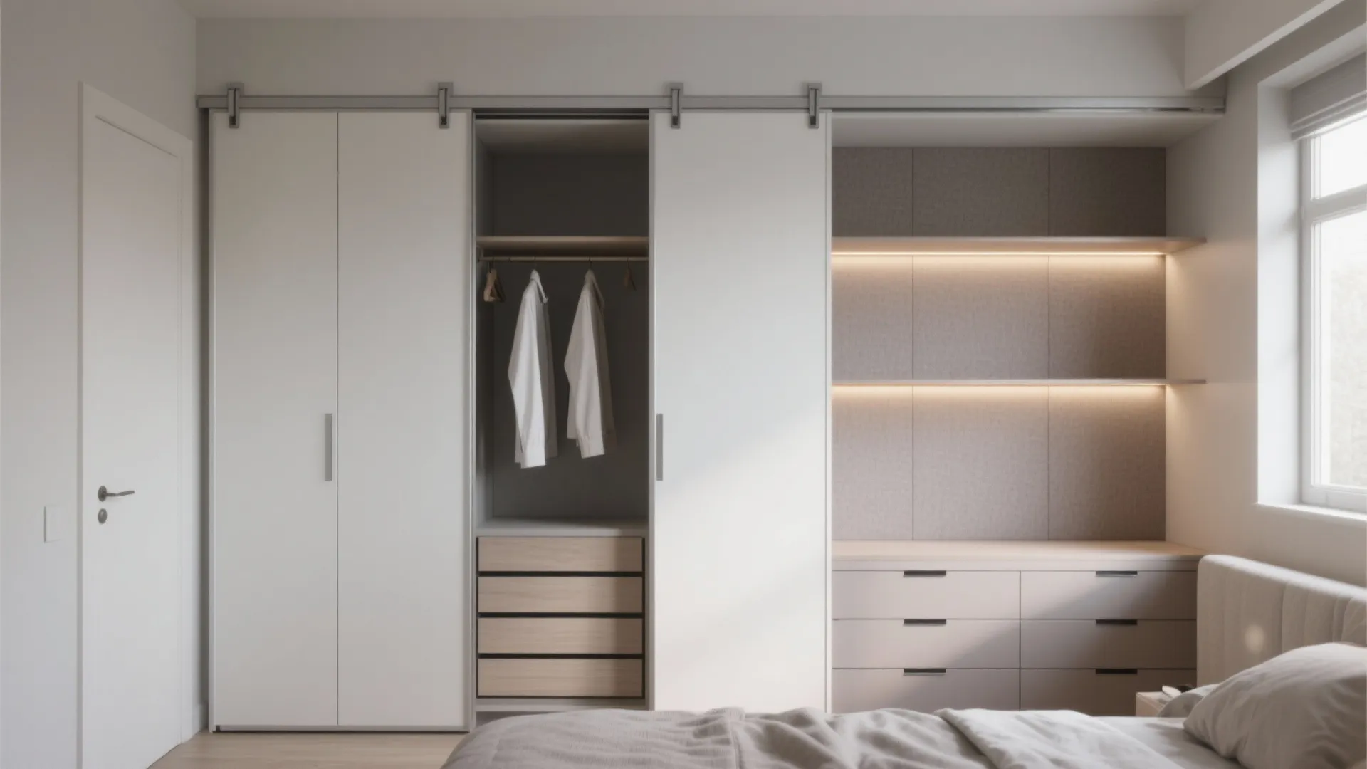 DIY Closet with Sliding Doors: Create More Storage in Less Space: 1 Minute to Master the Easiest Sliding Closet Door DIY Upgrade