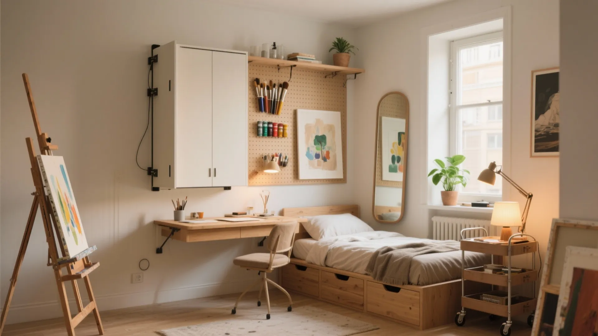 Small Bedroom Art Studio Ideas — 5 Creative Solutions: Transform a tiny bedroom into a functional, inspiring art studio with five space-smart design ideas from a 10+ year interior designer