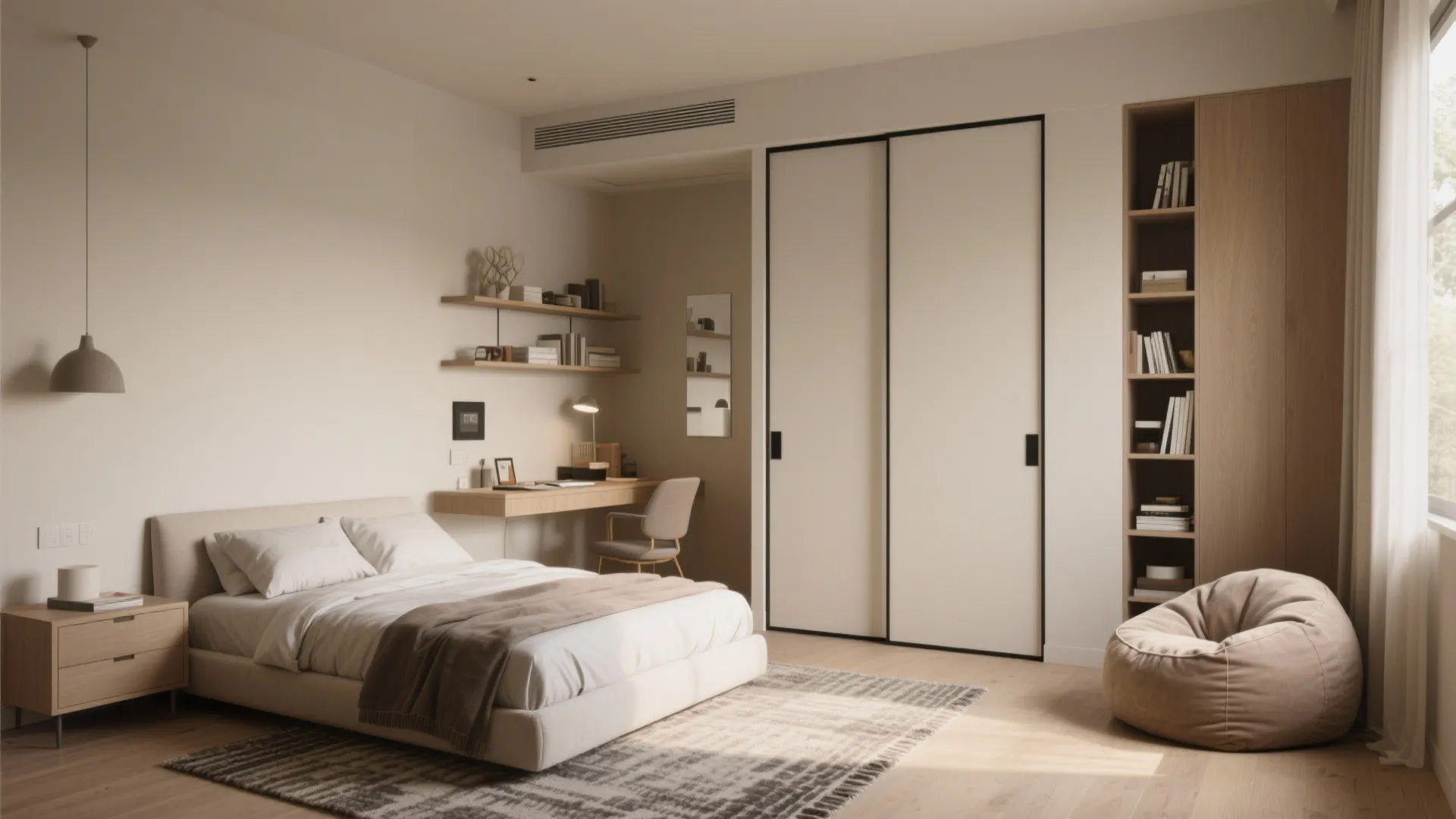 5 Creative Ideas for a 17' x 13' Bedroom Study: Small Space, Big Personality: My Go-To Design Tricks for a Cozy Bedroom-Study Combo