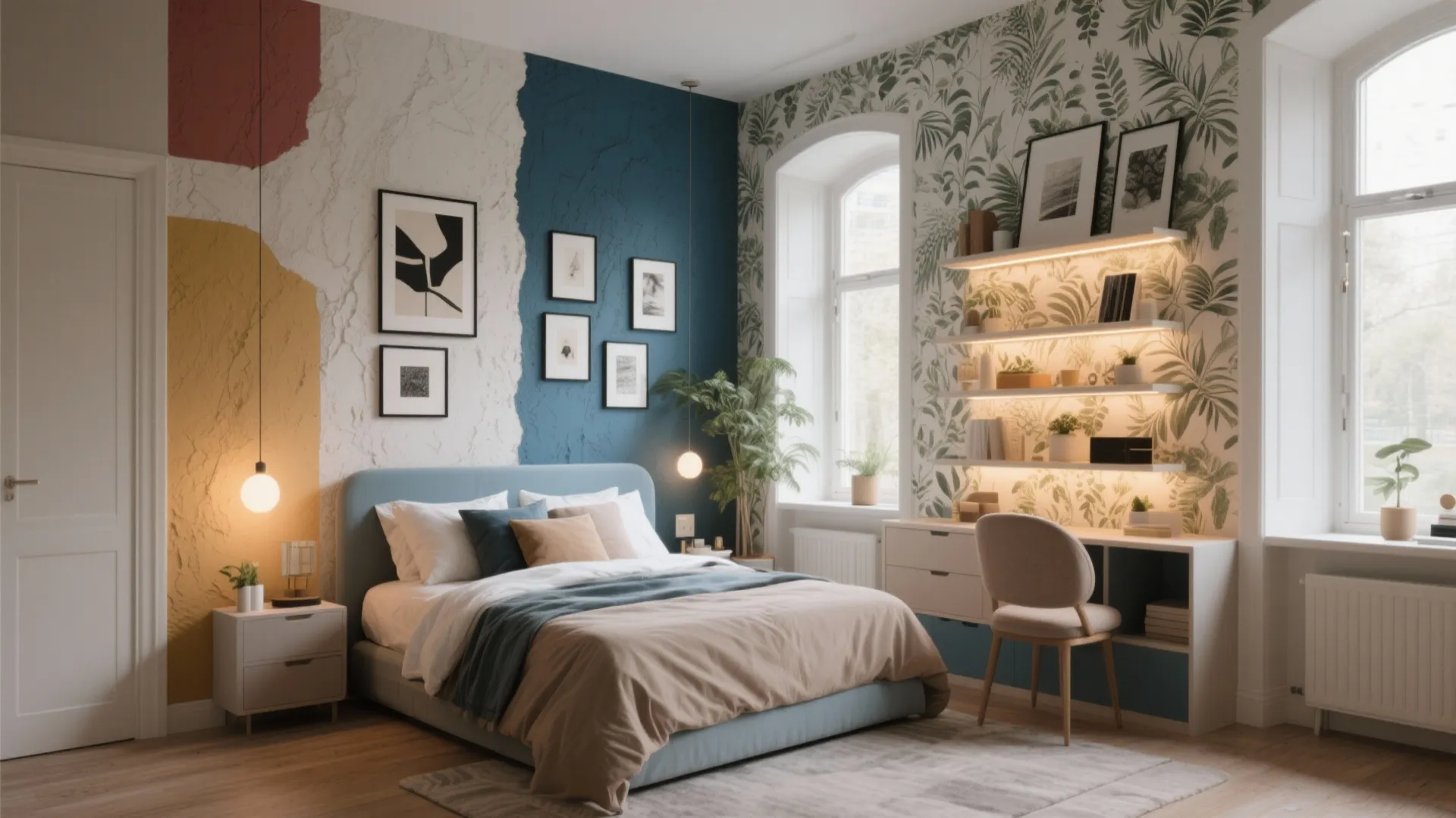 5 Creative Bedroom Wall Ideas You'll Love: Transform Your Space with 5 Creative and Stylish Bedroom Wall Inspirations