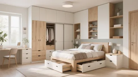 5 Smart Small Room Wardrobe Designs