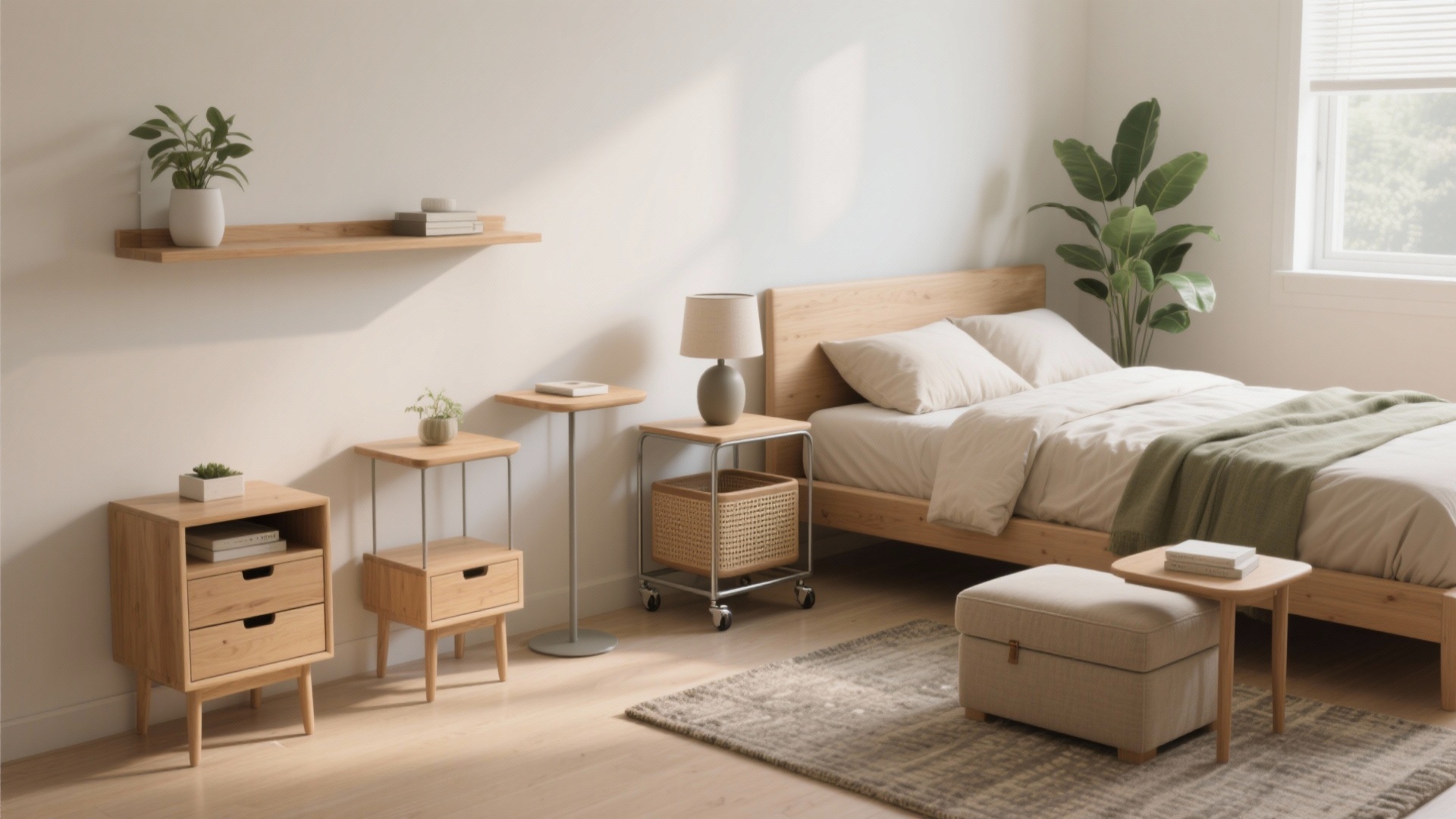 Small End Tables Bedroom: 5 Space-Saving Ideas