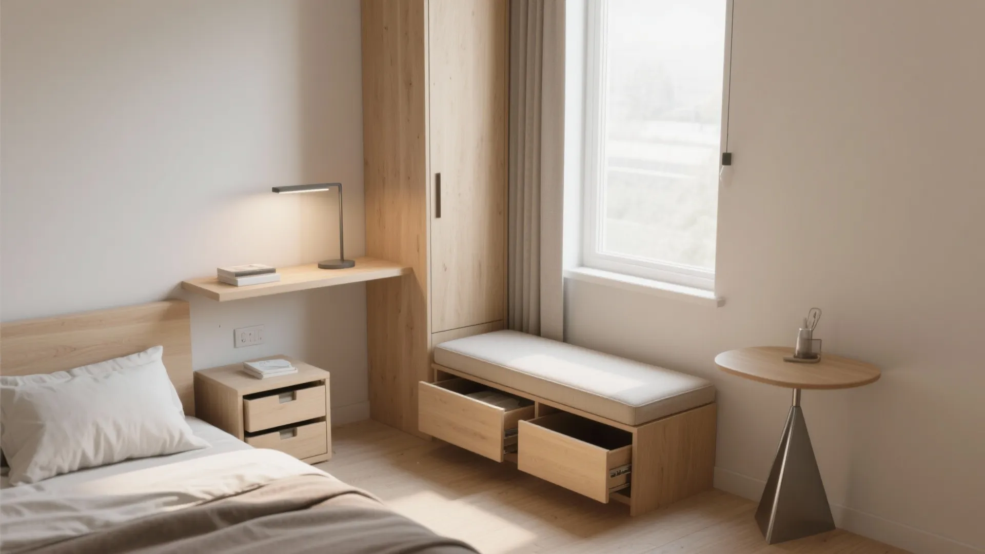 Small Bedside Tables: 5 Space-Saving Ideas: Practical, stylish small bedside tables for tiny bedrooms — five tested design inspirations from a pro