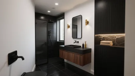 5 Small Black Bathroom Designs That Truly Work