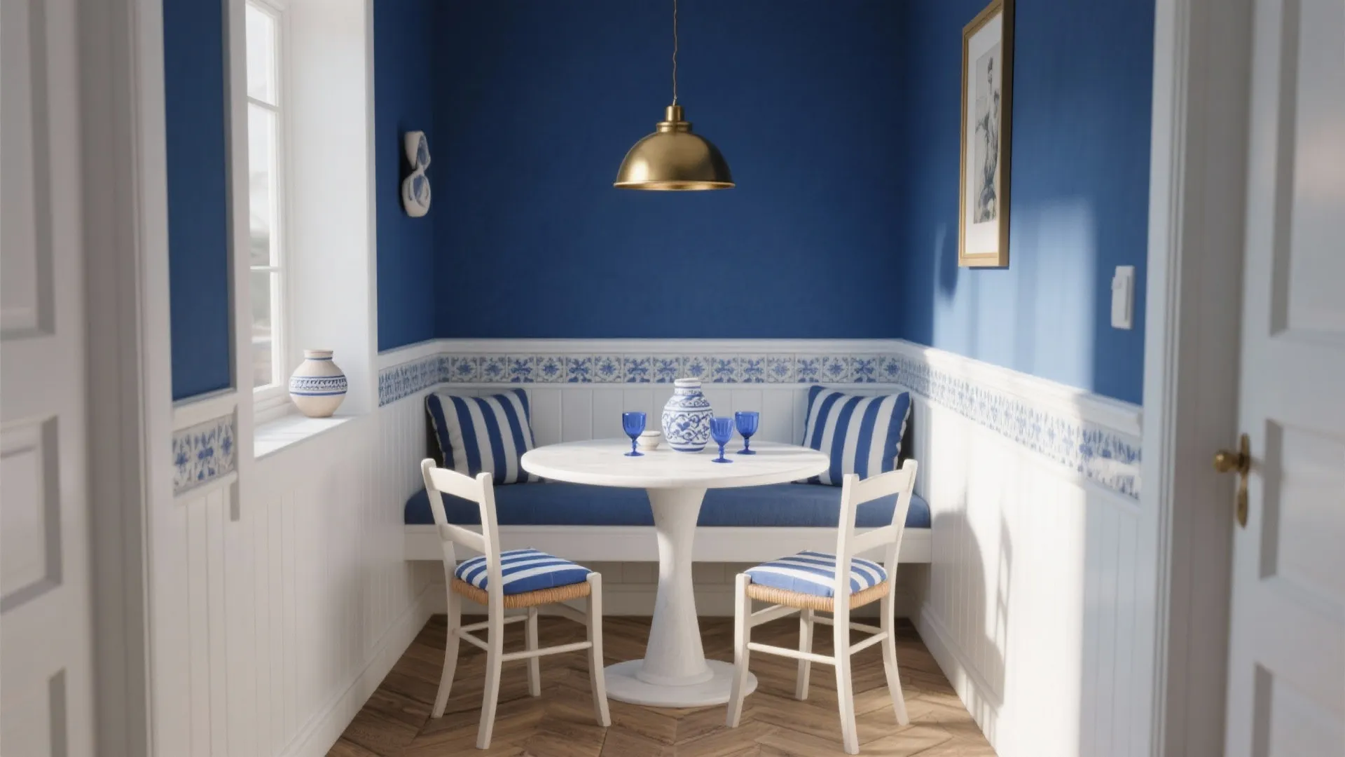 Blue & White Dining Room Ideas: 5 creative blue and white dining room inspirations to brighten small spaces