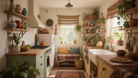 10 Boho Kitchen Ideas to Transform Small Spaces