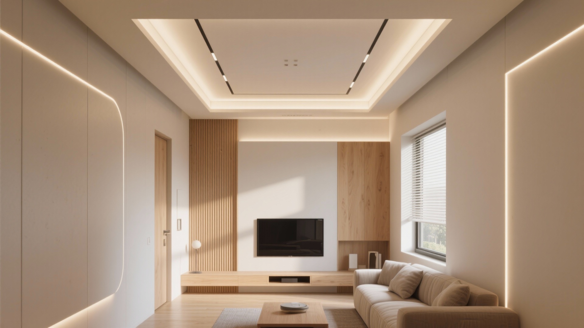 Image showcasing 10 Ceiling Design Ideas for Small Living Room
