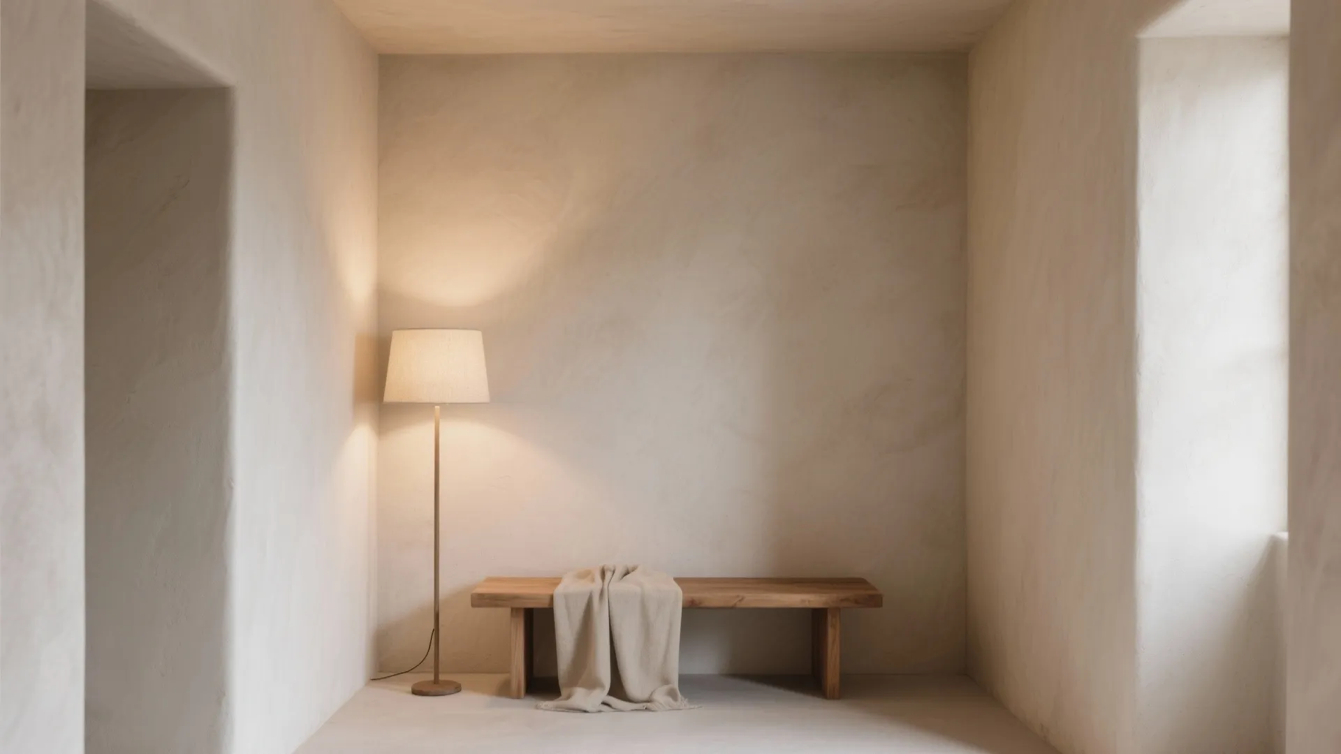 Minimalist Clay Plaster for Small Rooms