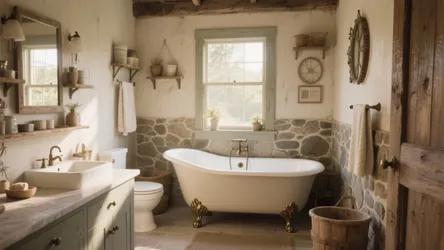 10 Cozy Country Bathroom Ideas