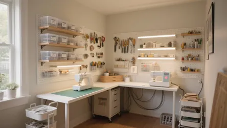 5 Small Craft Room Ideas That Maximize Space