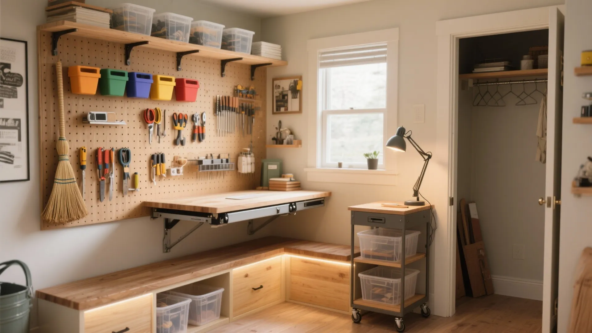 5 Small Craft Room Ideas on a Budget: Compact, clever and affordable craft room designs I use after 10+ years of small-space projects