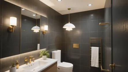 10 Small Dark Grey Bathroom Ideas