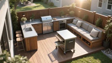 5 Deck Outdoor Kitchen Ideas