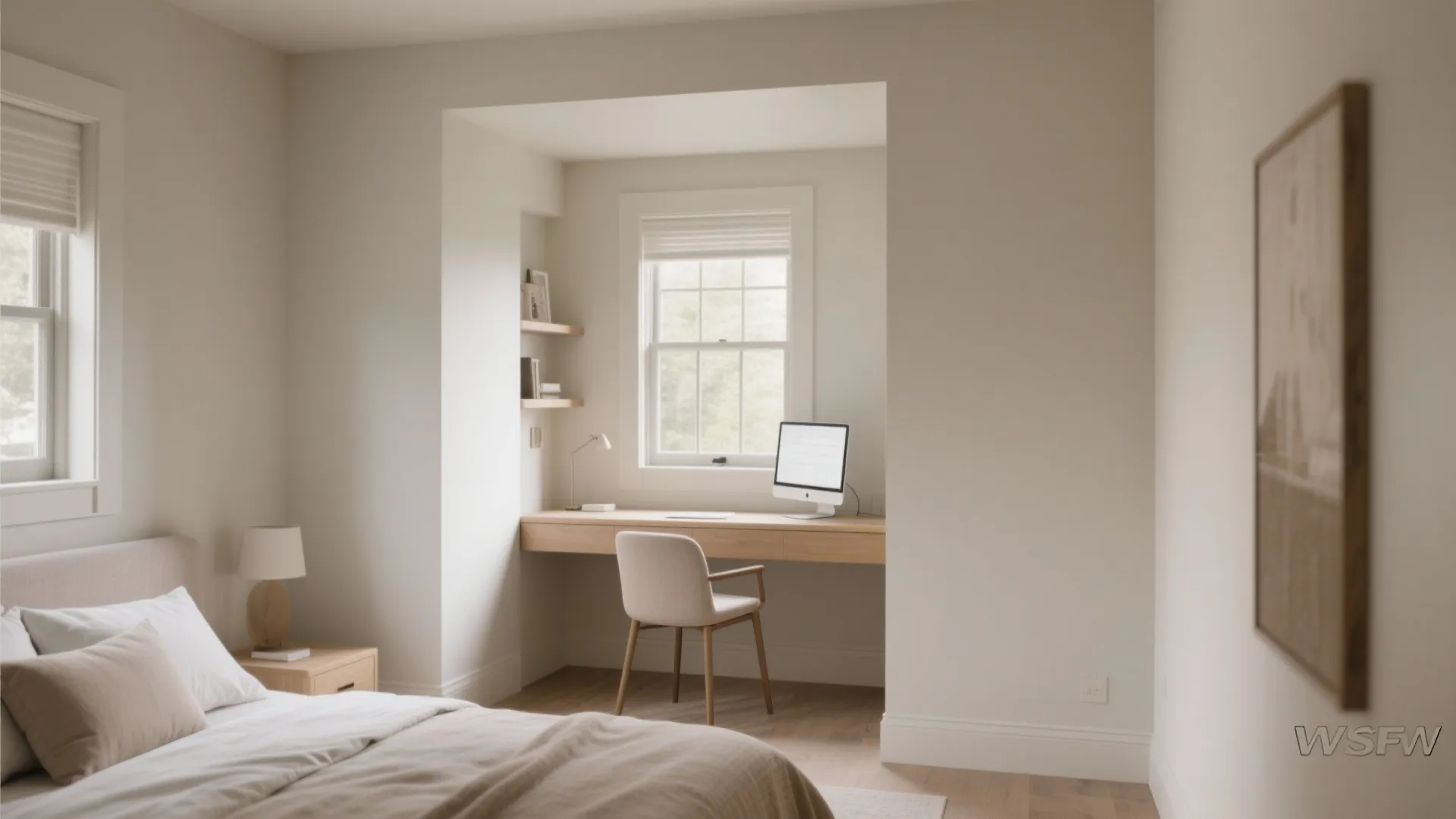 5. Slide in a Small Desk