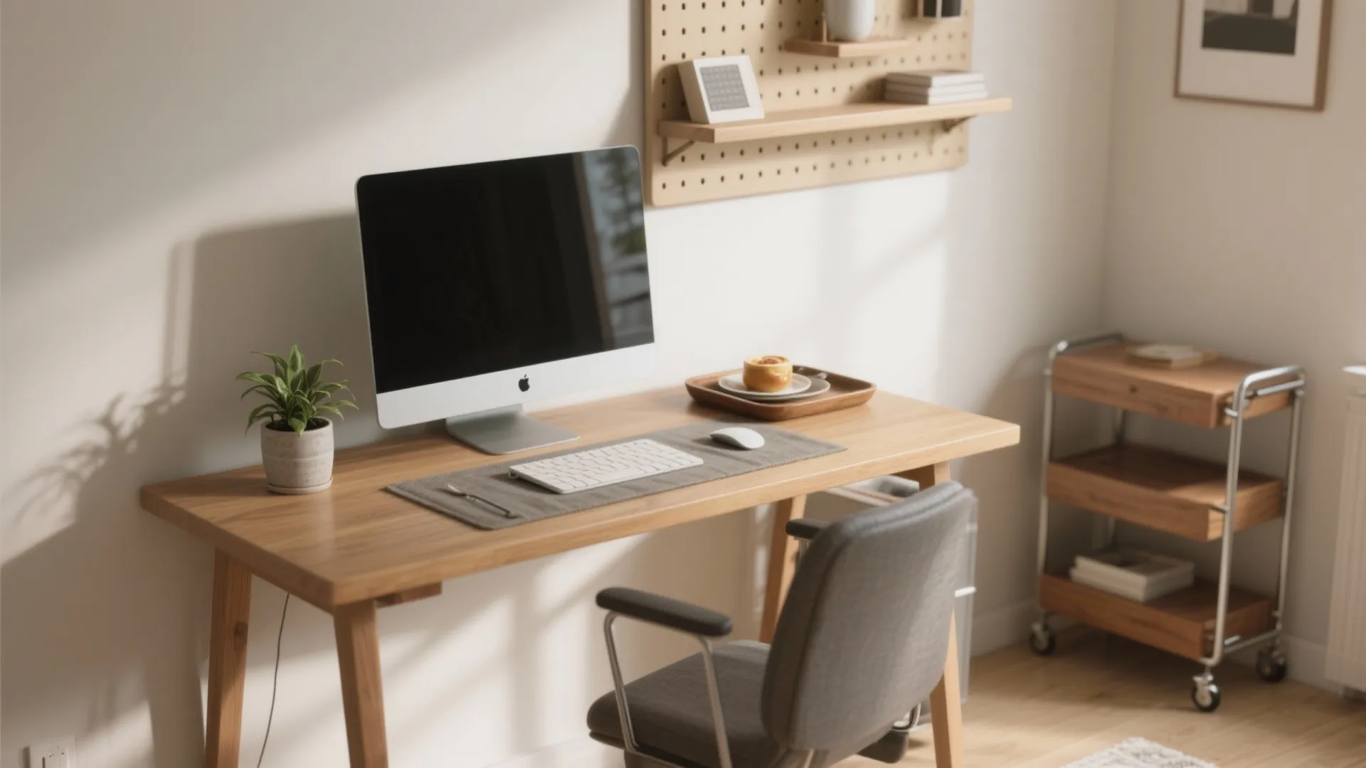 Office Desk Organization Ideas: 5 Smart Hacks: Space-saving office desk organization ideas I use for small workspaces