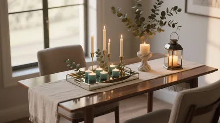 10 Dining Table Candle Centerpiece Ideas