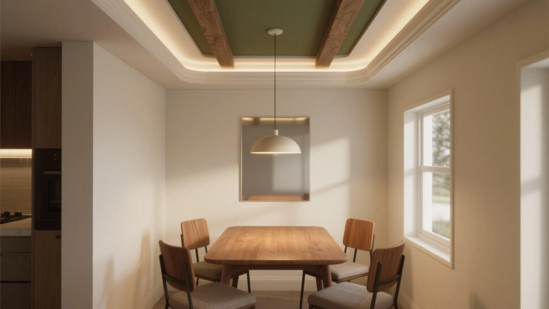 5 Small Dining Room Ceiling Design Ideas: Creative ceiling solutions that make small dining rooms feel taller, brighter, and more memorable