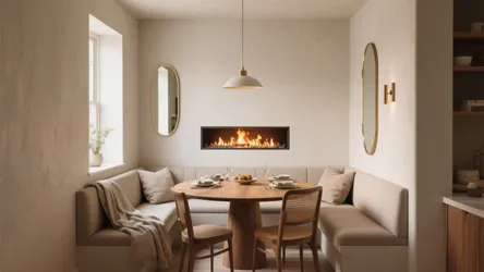 Fireplace in Small Dining Room: 5 Ideas