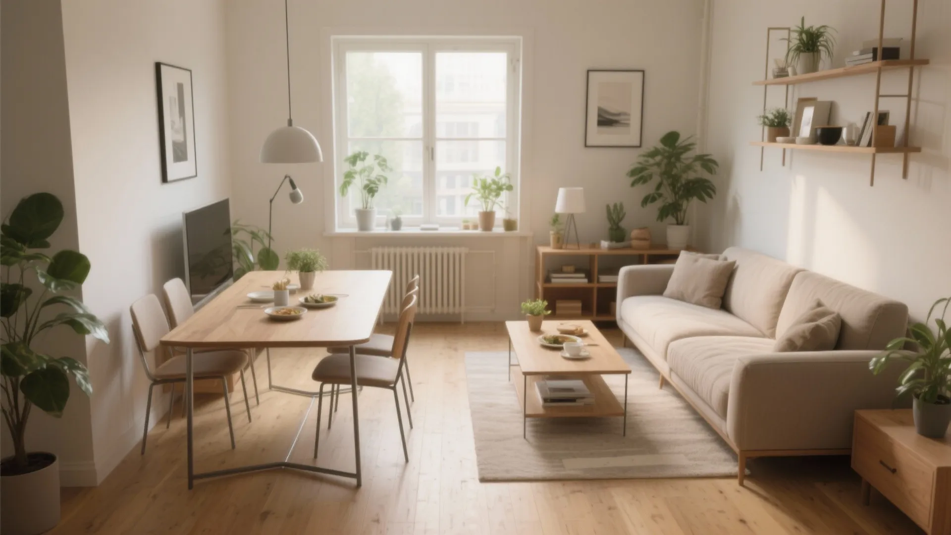 Dining Table in Small Living Room: 5 Smart Ideas: Practical, stylish solutions to fit a dining table into a compact living room