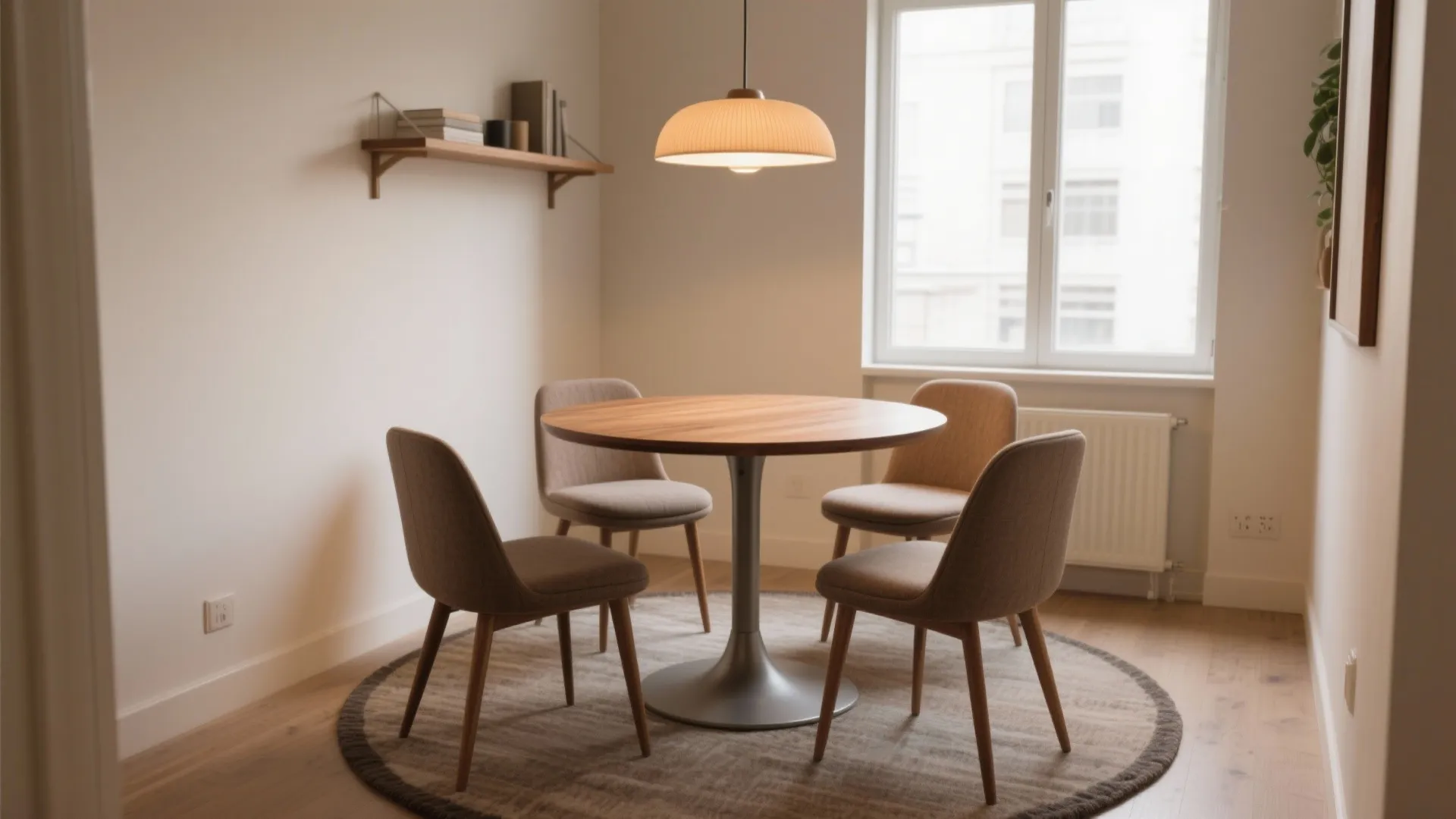 Dining Room Table and Chairs for 4: Small Space, Big Style: 1 Minute to the Perfect Compact Dining Set for Your Home