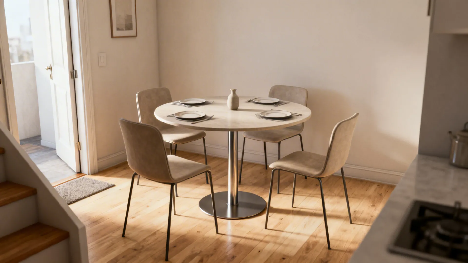 Small Dining Table for 4: 5 Compact Ideas: Space-smart dining sets and layouts to seat four comfortably in tight rooms