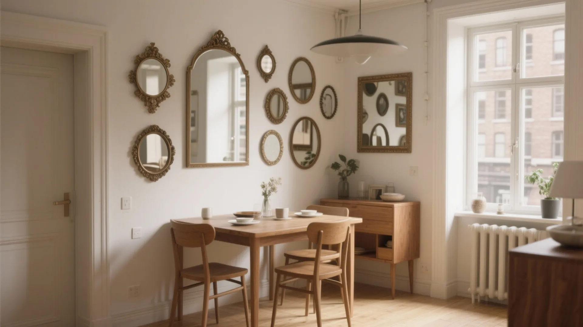 5 Small Dining Room Mirror Ideas: Creative ways to open up and brighten small dining spaces