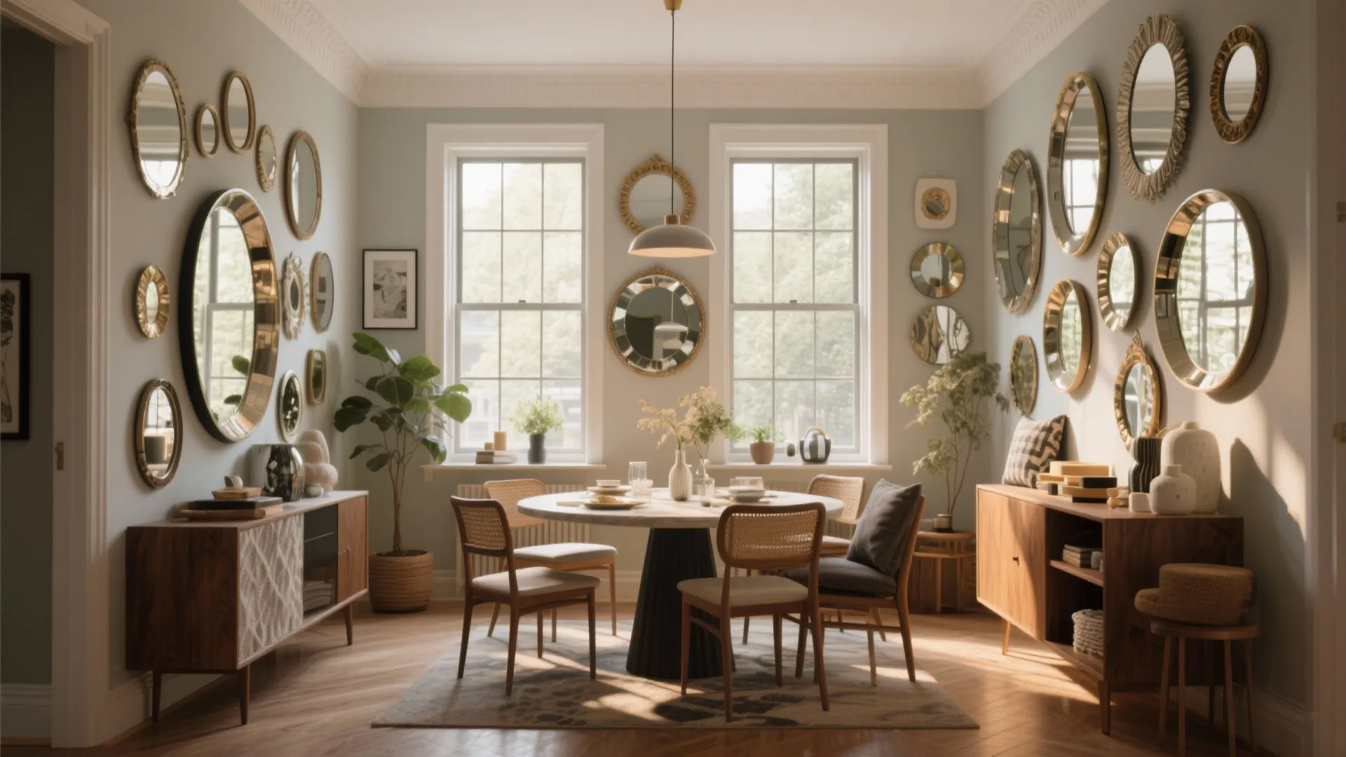 5 Small Dining Room Mirror Ideas: Transform Your Dining Space with Mirrors: 5 Inspiring Ideas from My Design Experience