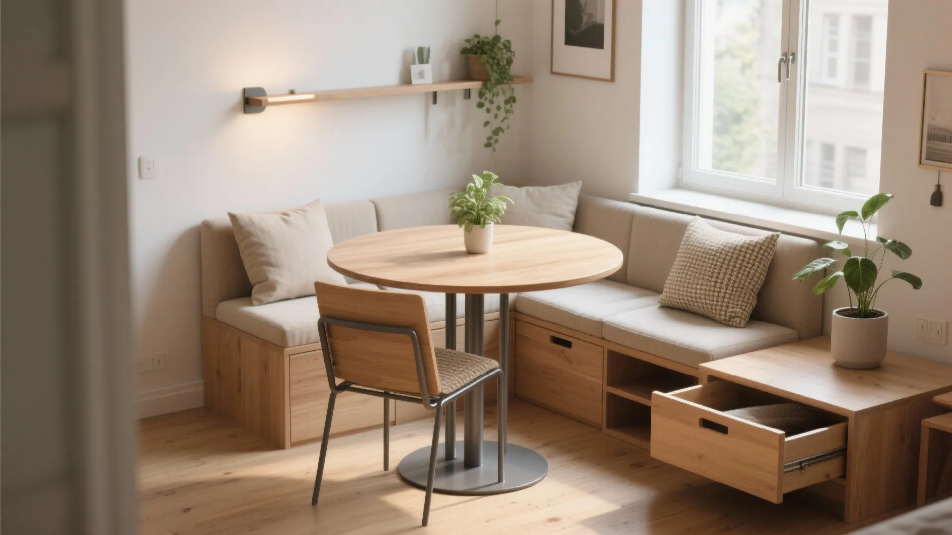 Small Dining Table Living Room: 5 Ideas: Creative, compact solutions to make meals and life comfortable in tight living rooms